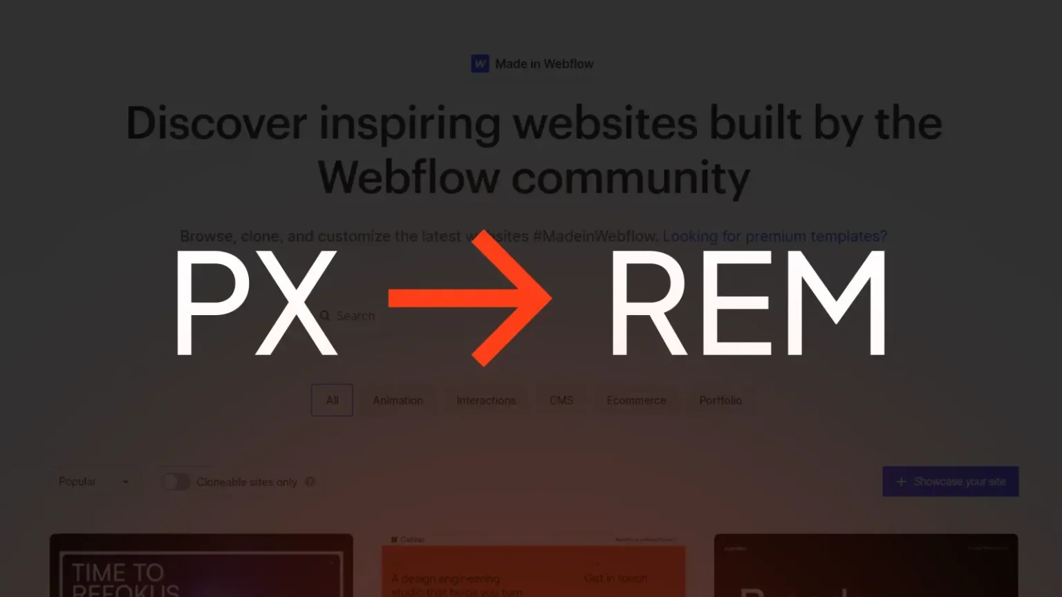 Px to Rem : Quelle Unité Choisir pour WordPress ?