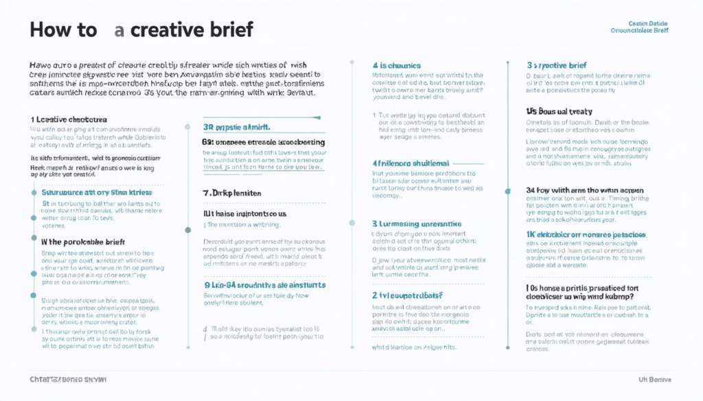 Guide pratique pour élaborer un brief créatif de manière fluide et efficace 2 découvrez notre guide pratique pour élaborer un brief créatif de manière fluide et efficace. apprenez les étapes clés, les astuces et les bonnes pratiques pour structurer vos idées et communiquer votre vision clairement, afin de maximiser la créativité et l'impact de vos projets.