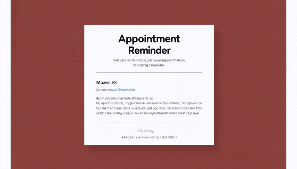 stratégies efficaces pour optimiser vos emails de confirmation de rendez-vous