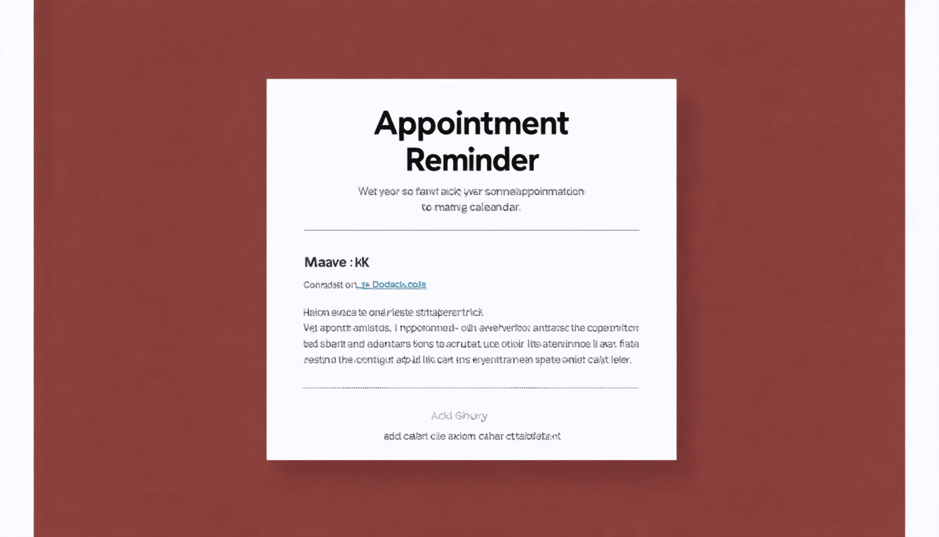 découvrez des stratégies efficaces pour optimiser vos emails de confirmation de rendez-vous. améliorez la communication avec vos clients, réduisez les absences et assurez-vous que vos rendez-vous se déroulent sans accroc grâce à des conseils pratiques et des techniques éprouvées.