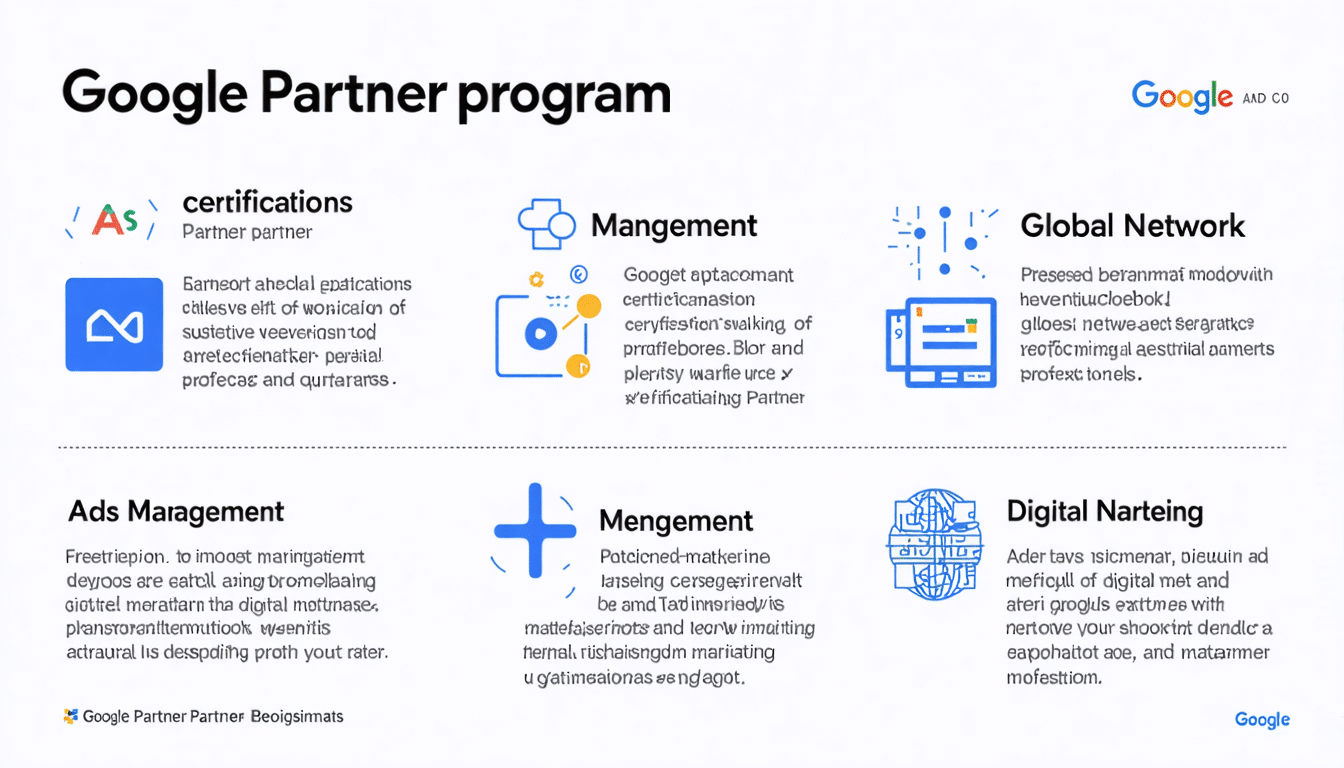 découvrez notre guide complet pour obtenir la certification google partner. apprenez les étapes essentielles, les critères d'éligibilité et des conseils pratiques pour réussir dans votre parcours vers la certification et bénéficier des avantages exclusifs offerts par google.