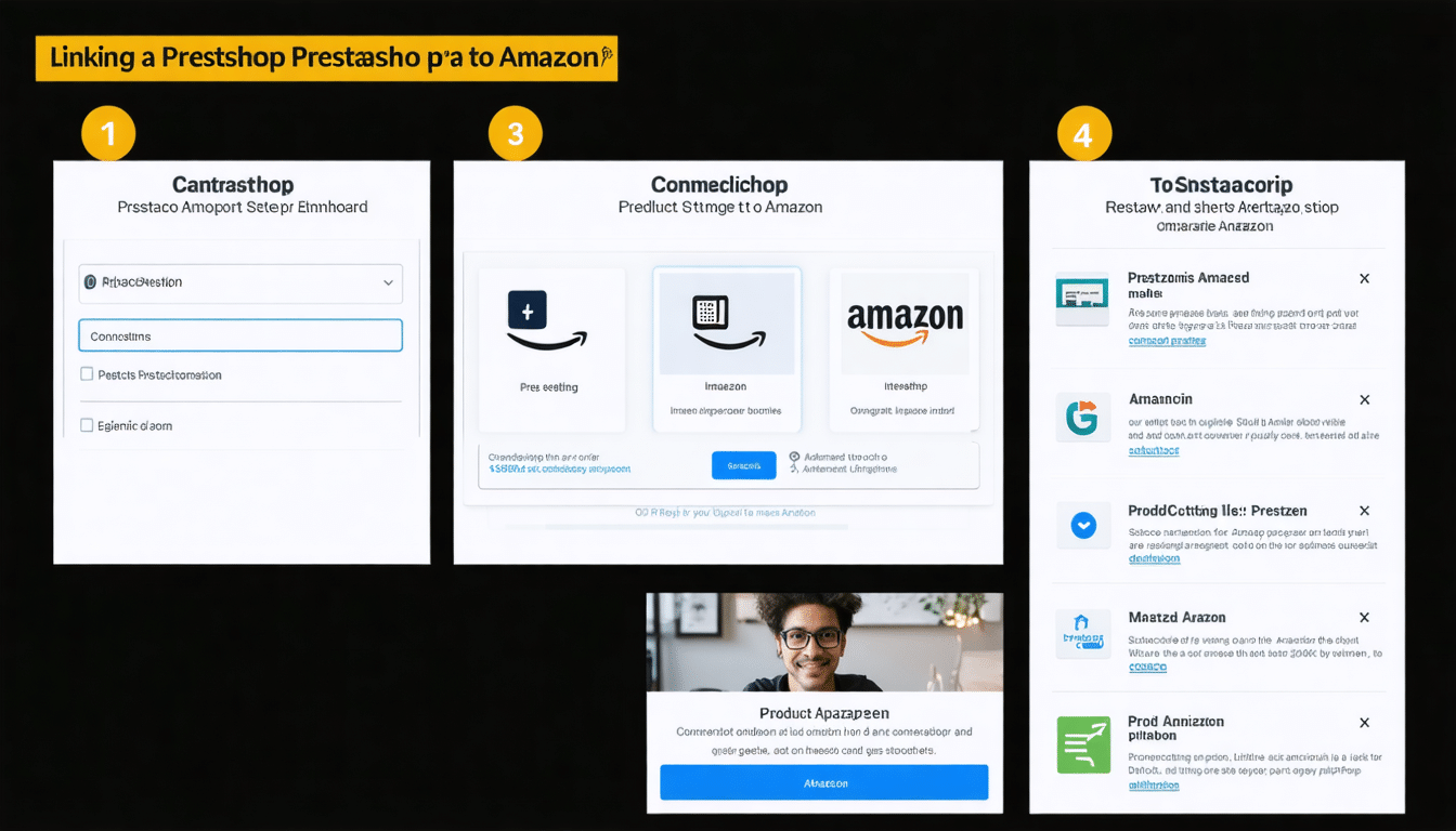 Guide en 4 étapes pour lier votre boutique Prestashop à Amazon 1 découvrez notre guide complet en 4 étapes pour connecter votre boutique prestashop à amazon. optimisez vos ventes en ligne et élargissez votre portée grâce à cette intégration facile et efficace.